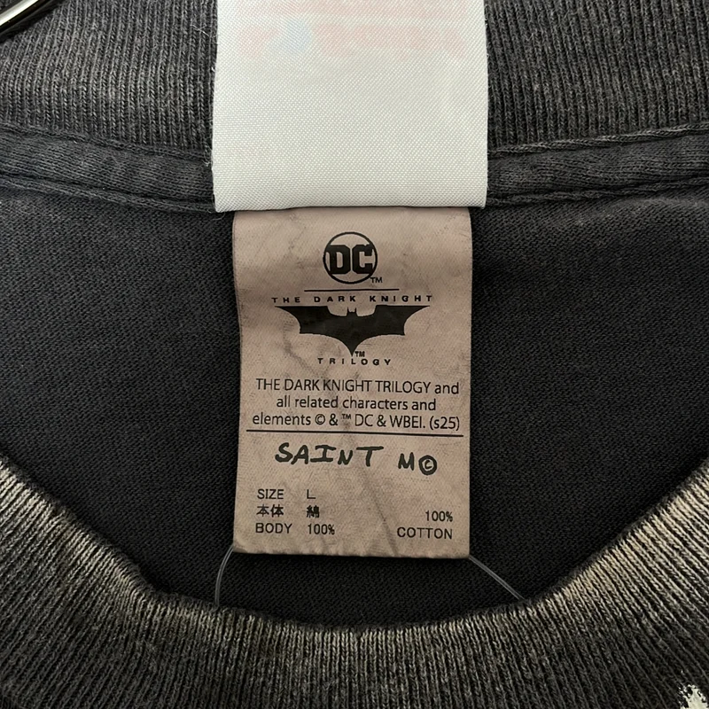 SAINT MICHAEL  Mxxxxxx / セントマイケル | 2025SS | The Dark Knight BTM SS TEE ジョーカー Tシャツ | L | メンズ