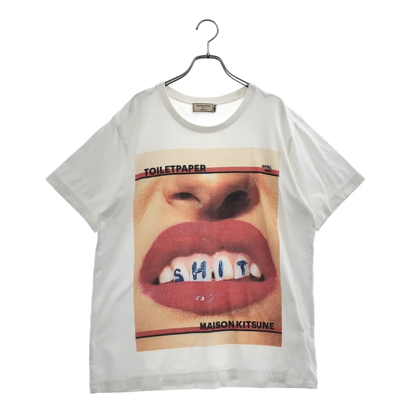 MAISON KITSUNE / メゾンキツネ | × TOILETPAPER / フォトプリント Tシャツ | M | メンズ