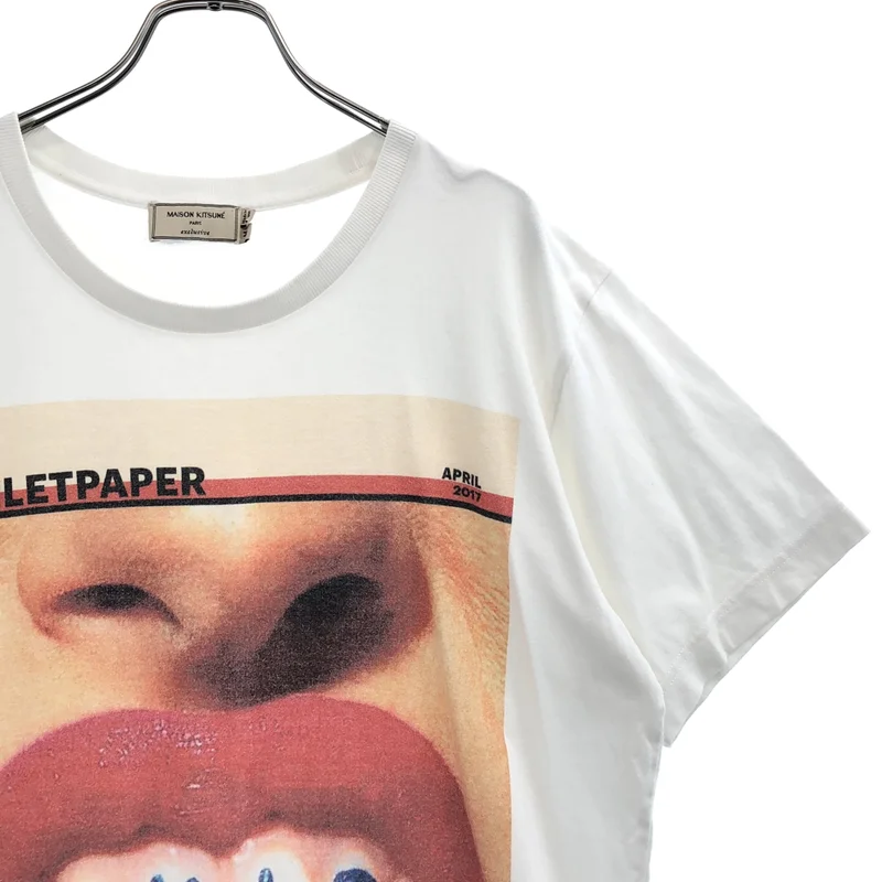 MAISON KITSUNE / メゾンキツネ | × TOILETPAPER / フォトプリント Tシャツ | M | メンズ