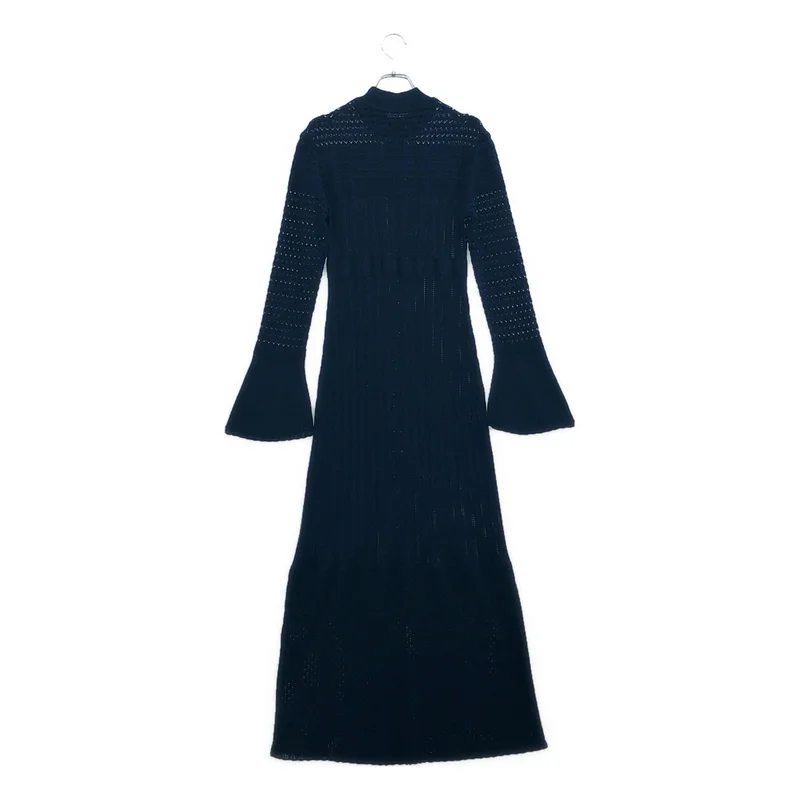 Mame Kurogouchi / マメクロゴウチ | 2023AW | Lace Stripe Knitted Dress ワンピース MM23PF-KN727 | 2 | レディース