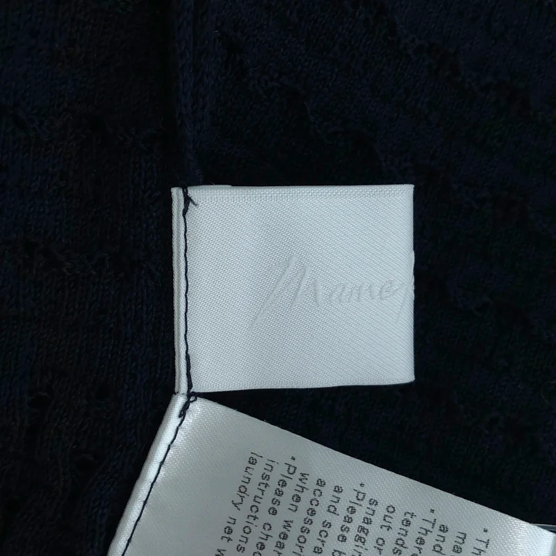 Mame Kurogouchi / マメクロゴウチ | 2023AW | Lace Stripe Knitted Dress ワンピース MM23PF-KN727 | 2 | レディース