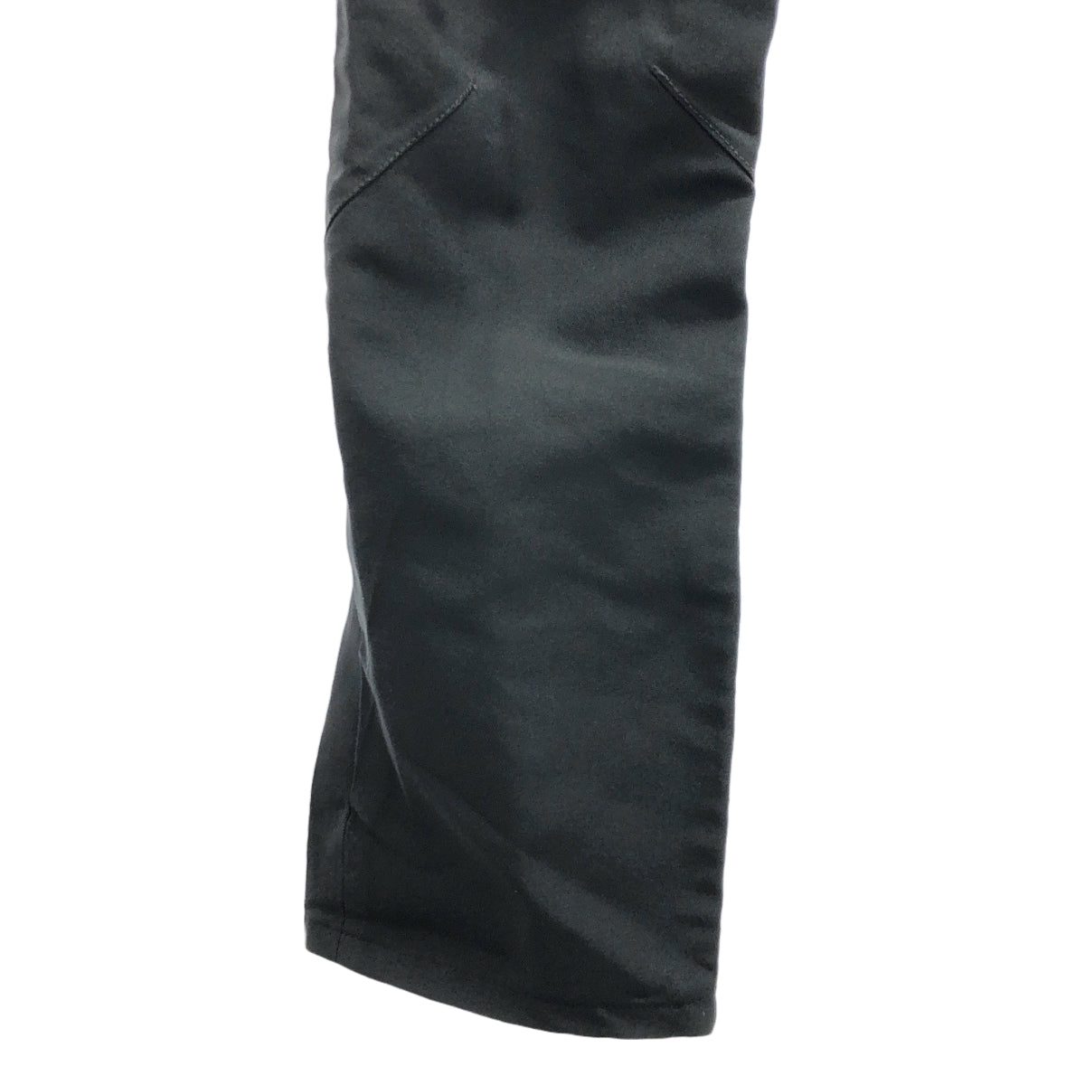 COMME des GARCONS HOMME PLUS / コムデギャルソンオムプリュス | 2019AW | ポリエステル 製品加工 スラックス パンツ | M | ブラック | メンズ COMME des GARCONS HOMME PLUS / コムデギャルソンオムプリュス