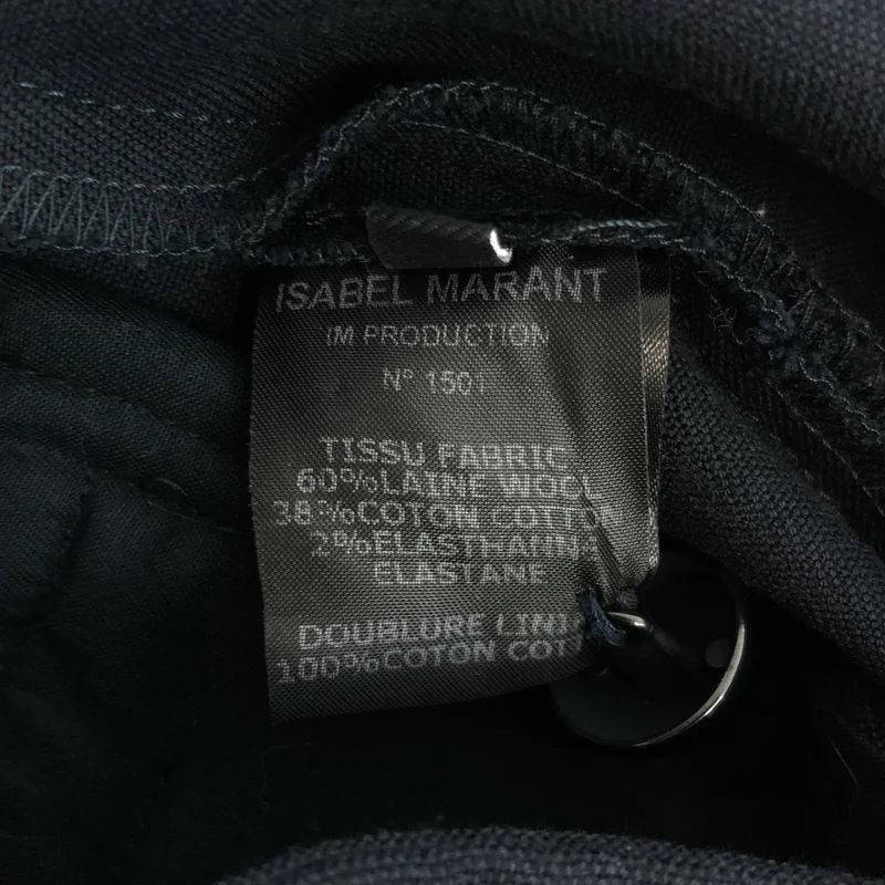 ISABEL MARANT / イザベルマラン | ウール コットン フロントマルチボタン フレアショートパンツ | 36 | レディース