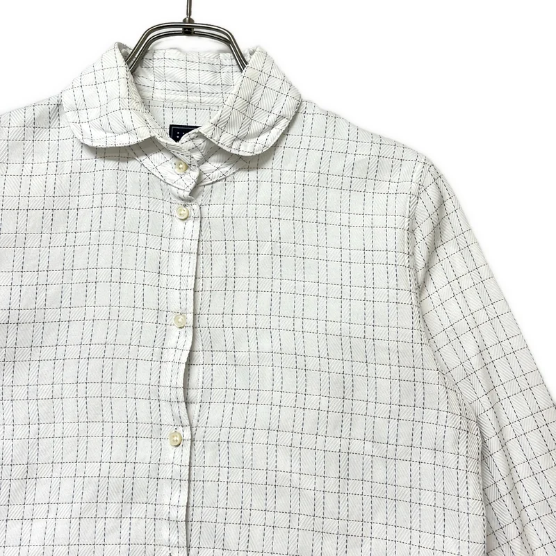 mina perhonen / ミナペルホネン | shirt / コットン チェックシャツ |