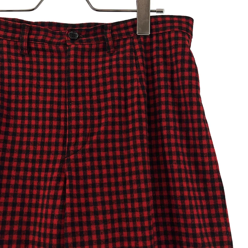 tricot COMME des GARCONS / トリココムデギャルソン | 2013AW | チェック タックパンツ | M | レディース
