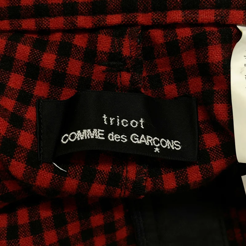 tricot COMME des GARCONS / トリココムデギャルソン | 2013AW | チェック タックパンツ | M | レディース
