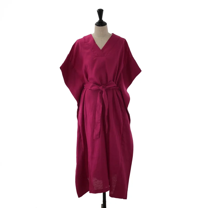 HYKE / ハイク | LINEN PONCHO リネンポンチョ ワンピース 231-16164 | 1 | レディース