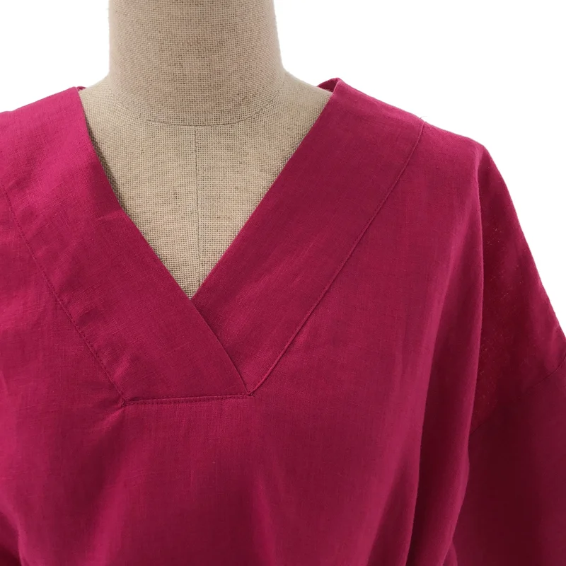 HYKE / ハイク | LINEN PONCHO リネンポンチョ ワンピース 231-16164 | 1 | レディース