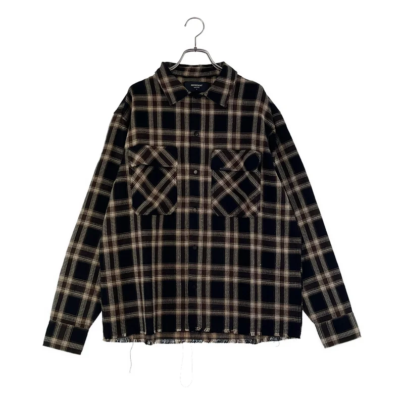 REPRESENT / リプレゼント | Waffle Shirt チェック ワッフルシャツ | M | メンズ