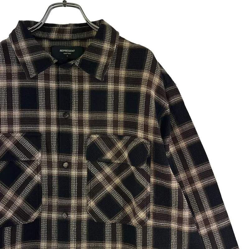 REPRESENT / リプレゼント | Waffle Shirt チェック ワッフルシャツ | M | メンズ