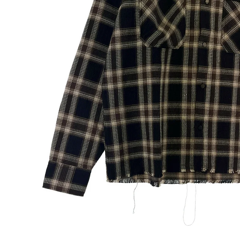 REPRESENT / リプレゼント | Waffle Shirt チェック ワッフルシャツ | M | メンズ