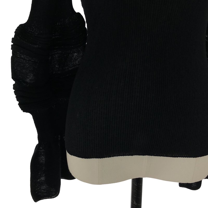 ISSEY MIYAKE / イッセイミヤケ | 2024SS | ASSEMBLAGE フレアスリーブリブニット | 2 | レディース