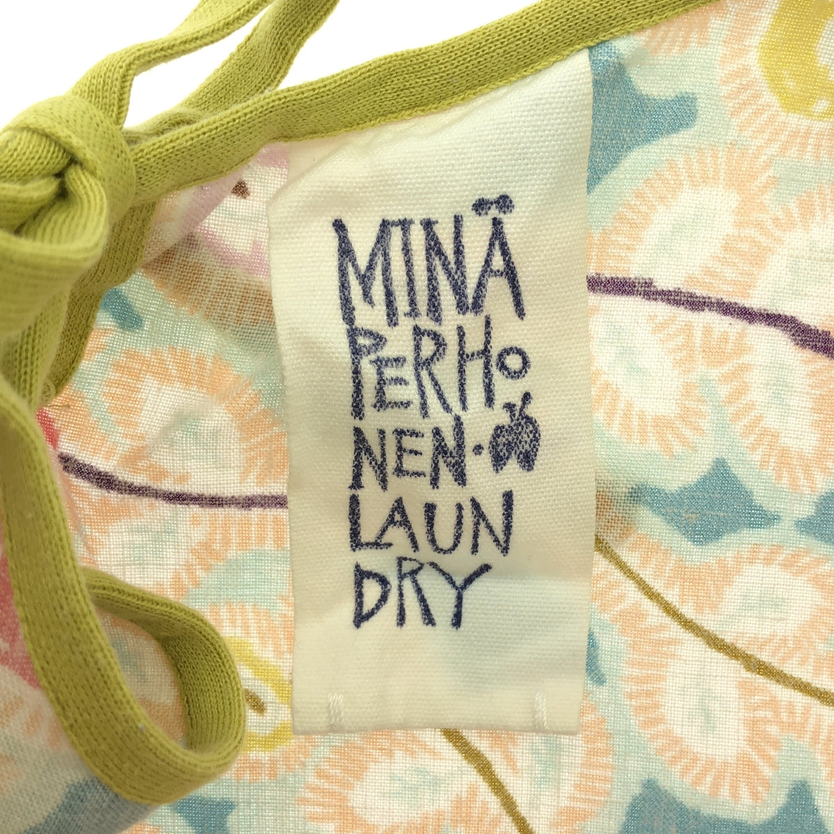 mina perhonen / ミナペルホネン | 2013-14 a/w | Hanna / リネン 総柄 ノースリーブブラウス | 36 | マルチカラー | レディース mina perhonen / ミナペルホネン | 2013-14 a/w | Hanna / リネン 総柄
