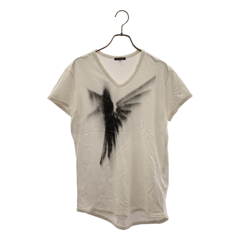 ANN DEMEULEMEESTER / アンドゥムルメステール | BIG BIRD プリントTシャツ | XS | メンズ