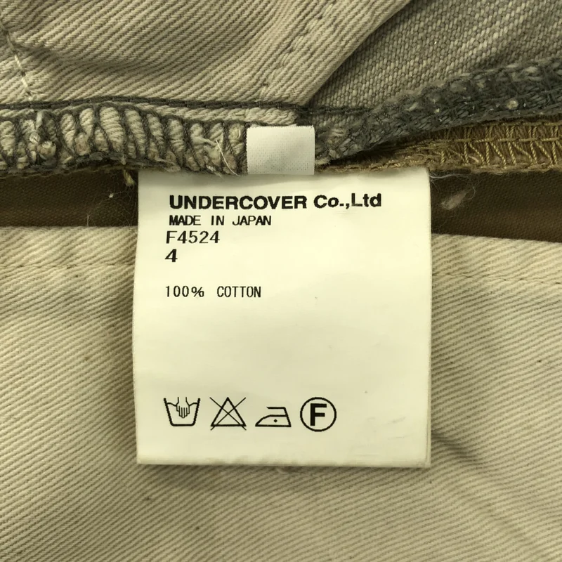 UNDERCOVERISM / アンダーカバイズム | 2010AW | AVAKARETA LIFE期 コットン 切替 カーゴパンツ | 4 | メンズ