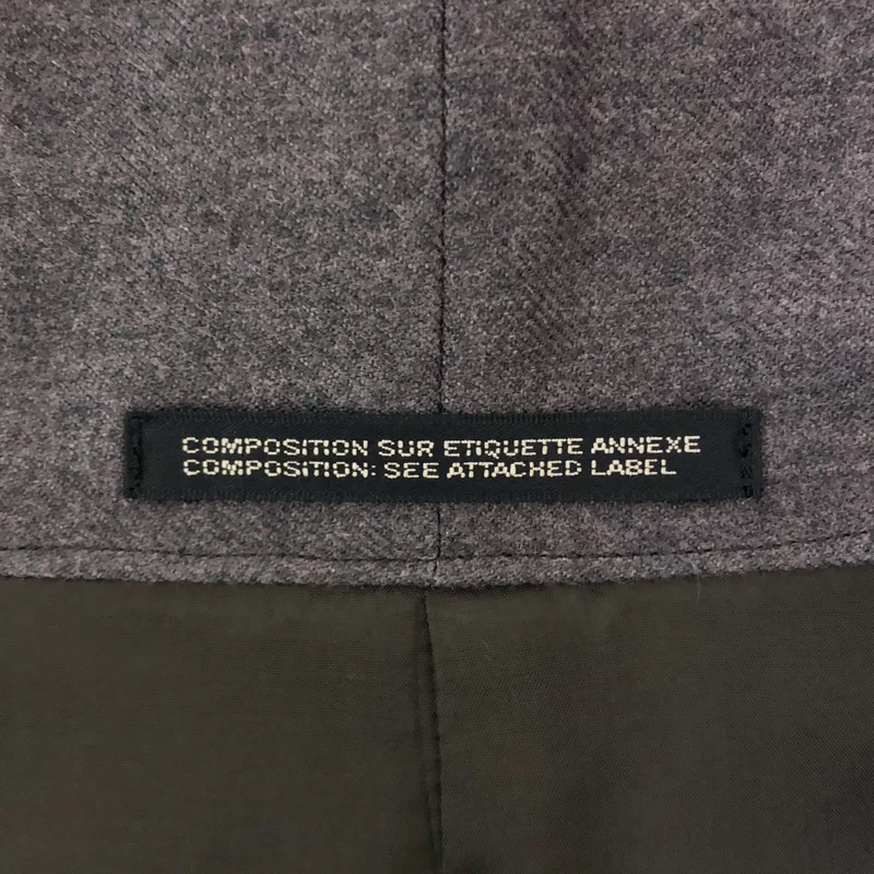 YOHJI YAMAMOTO POUR HOMME / ヨウジヤマモトプールオム | 2024AW | Kie5 Pattern Stole Jaket / ウールサージ 女性プリント ストールジャケット | 2 | メンズ