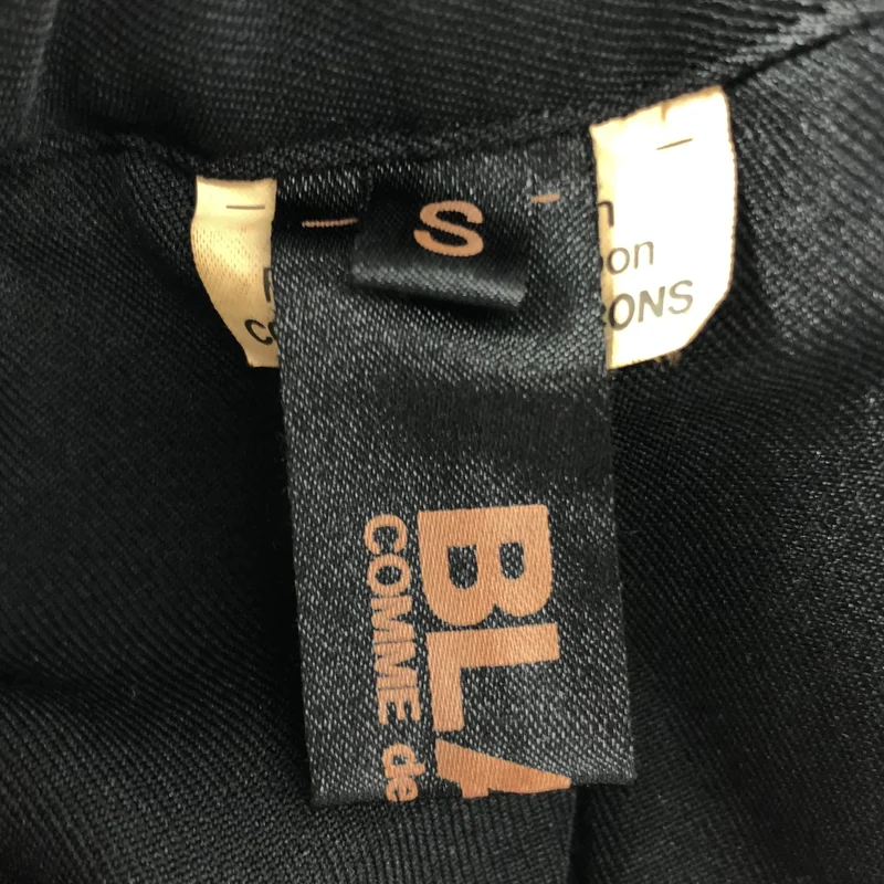 BLACK COMME des GARCONS / ブラックコムデギャルソン | 2024AW | ポリ縮絨 サイドジップ プリーツスカート | S | レディース