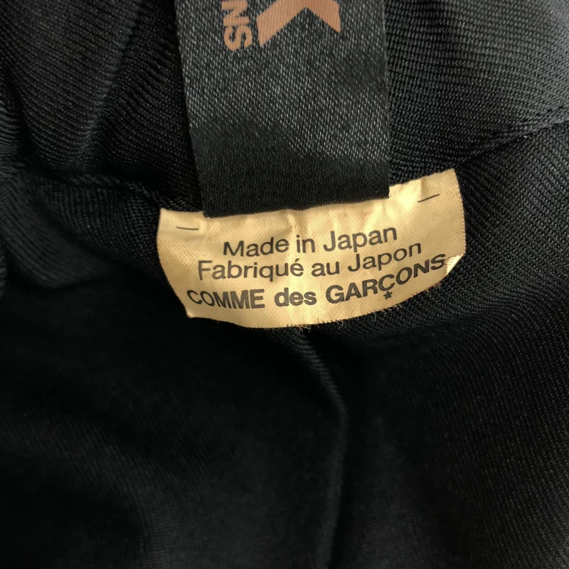 BLACK COMME des GARCONS / ブラックコムデギャルソン | 2024AW | ポリ縮絨 サイドジップ プリーツスカート | S | レディース