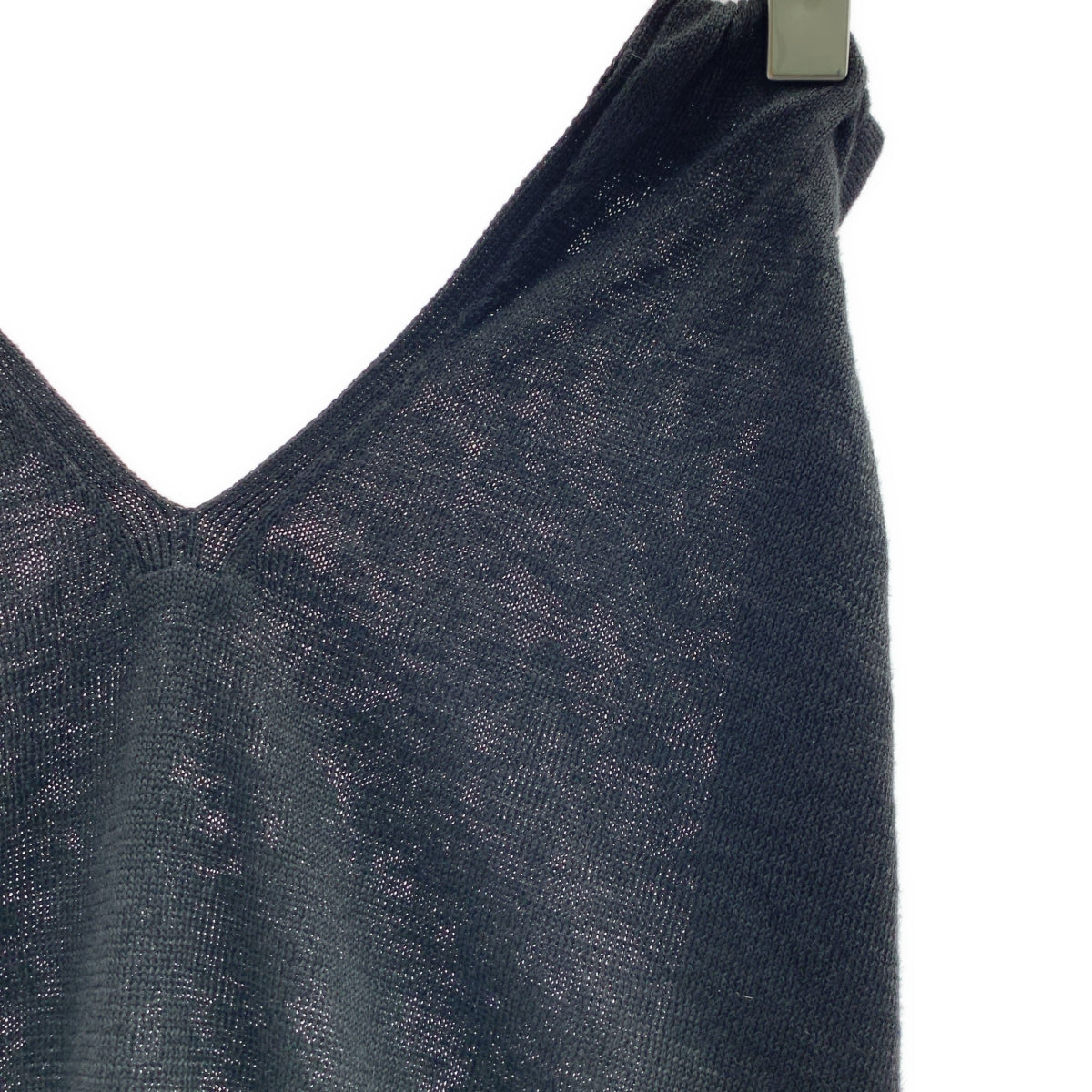 【美品】  BIOTOP / ビオトープ | リネン ノースリーブ ニット トップス | 01 | ブラック | レディース 美品】 BIOTOP / ビオトープ | リネン ノースリーブ ニット トップス