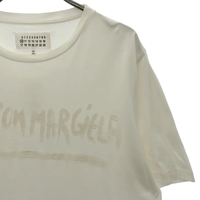 Maison Margiela / メゾンマルジェラ | 2016SS | ペンキロゴ クルーネック Tシャツ | 46 | メンズ