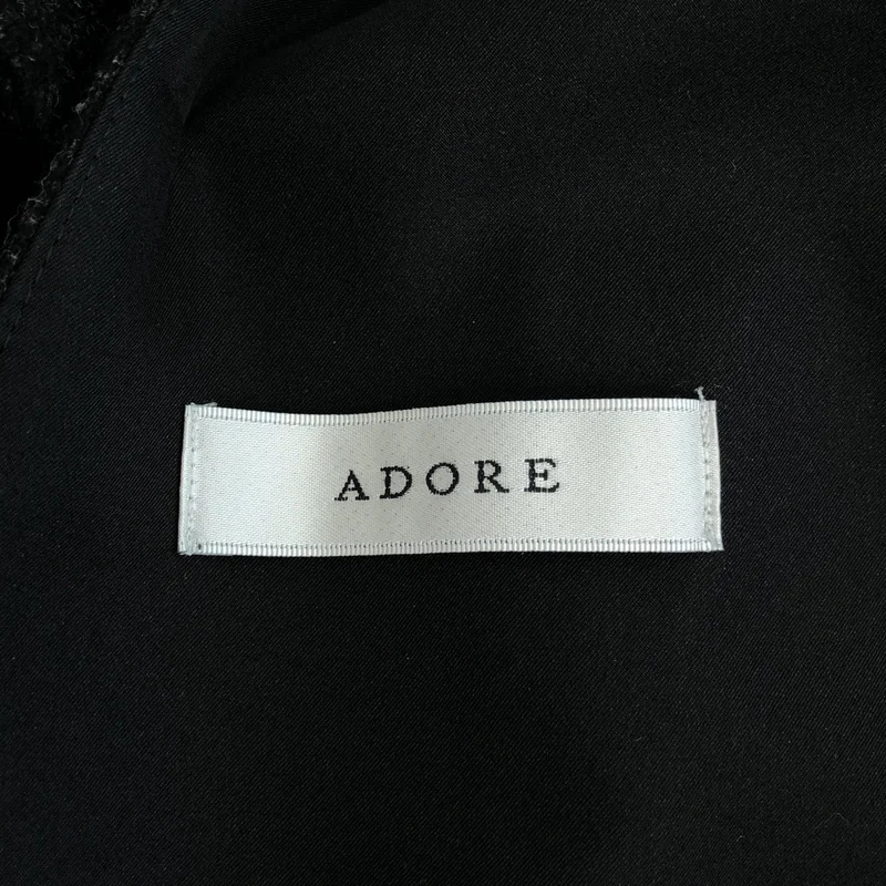 ADORE / アドーア | ウール チェック ノースリーブワンピース | 36 | レディース