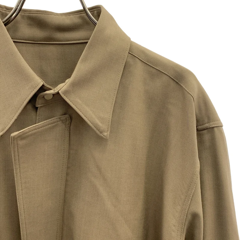 IRENISA / イレニサ | 2024AW | Ormrnamental Fly Front Shirt ウールギャバジン レギュラーカラーシャツ | 3 | メンズ