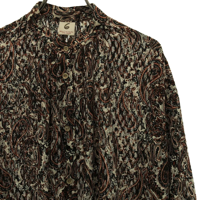 6(ROKU) BEAUTY&YOUTH / ロクビューティーアンドユース | PAISLEY LONG ONE PIECE ペイズリー ワンピース | 36 | レディース