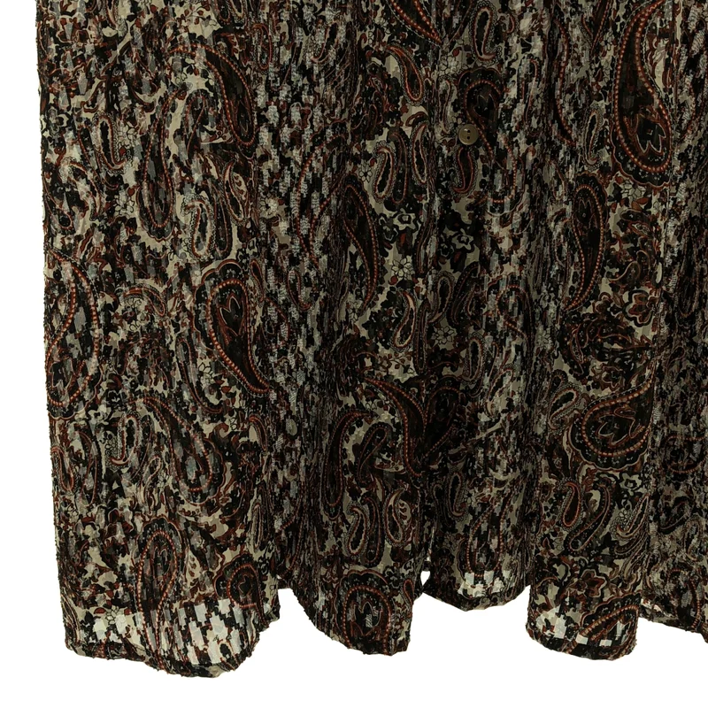 6(ROKU) BEAUTY&YOUTH / ロクビューティーアンドユース | PAISLEY LONG ONE PIECE ペイズリー ワンピース | 36 | レディース