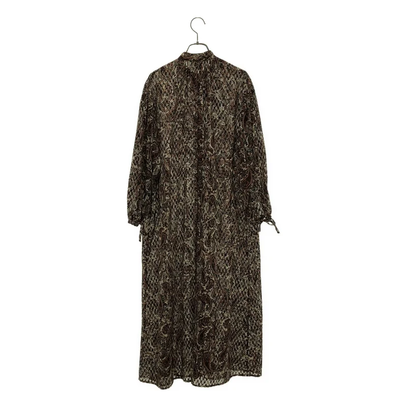 6(ROKU) BEAUTY&YOUTH / ロクビューティーアンドユース | PAISLEY LONG ONE PIECE ペイズリー ワンピース | 36 | レディース