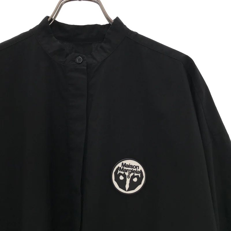 MM6 Maison Margiela / エムエムシックスメゾンマルジェラ | 2020SS | リバースロゴ プルオーバー シャツワンピース | 36 | レディース