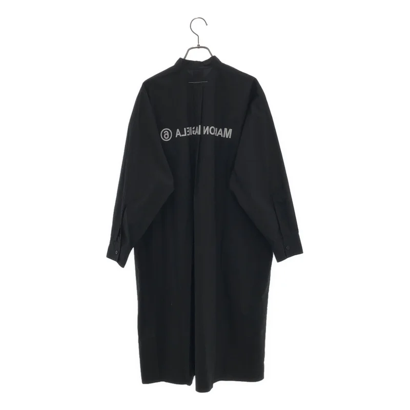 MM6 Maison Margiela / エムエムシックスメゾンマルジェラ | 2020SS | リバースロゴ プルオーバー シャツワンピース | 36 | レディース
