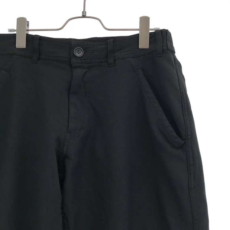 CDG by Comme des Garcons. / シーディージー コムデギャルソン | 2018AW | ポリエステル縮絨 ロゴ テーパード ワークパンツ | S | メンズ