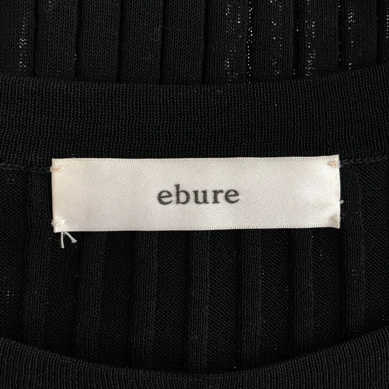 ebure / エブール | 2025SS | コットン アセテート ショートスリーブ シアーカーディガン | 38 | レディース