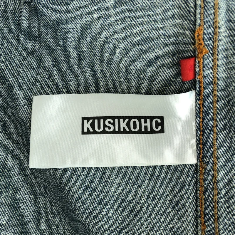 KUSIKOHC / クシコック | MULTI RIVET SHIRT SHORTSLEEVE マルチリベット デニム 半袖シャツ | M | メンズ
