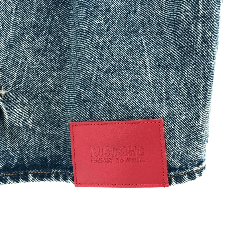 KUSIKOHC / クシコック | MULTI RIVET SHIRT SHORTSLEEVE マルチリベット デニム 半袖シャツ | M | メンズ
