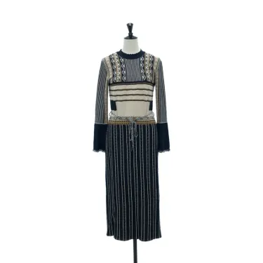 Mame Kurogouchi / マメクロゴウチ | 2025SS | Cording Embroidery