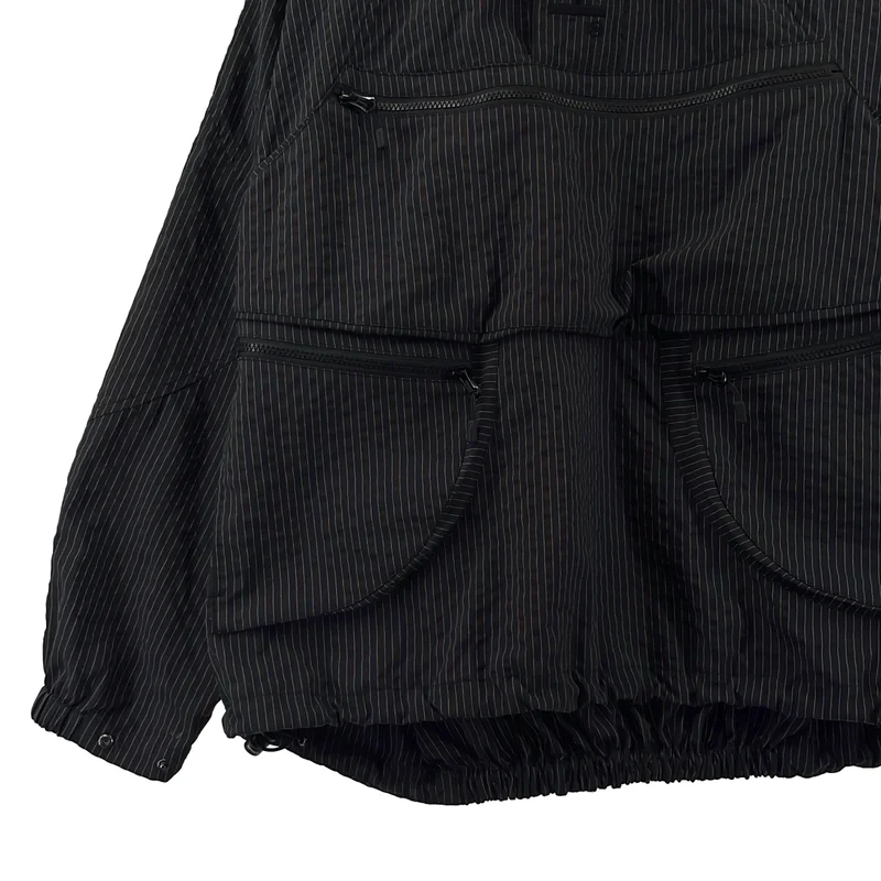 TIGHTBOOTH PRODUCTION / タイトブースプロダクション | ロゴ フーデッド ストライプ パーカ | XL | メンズ