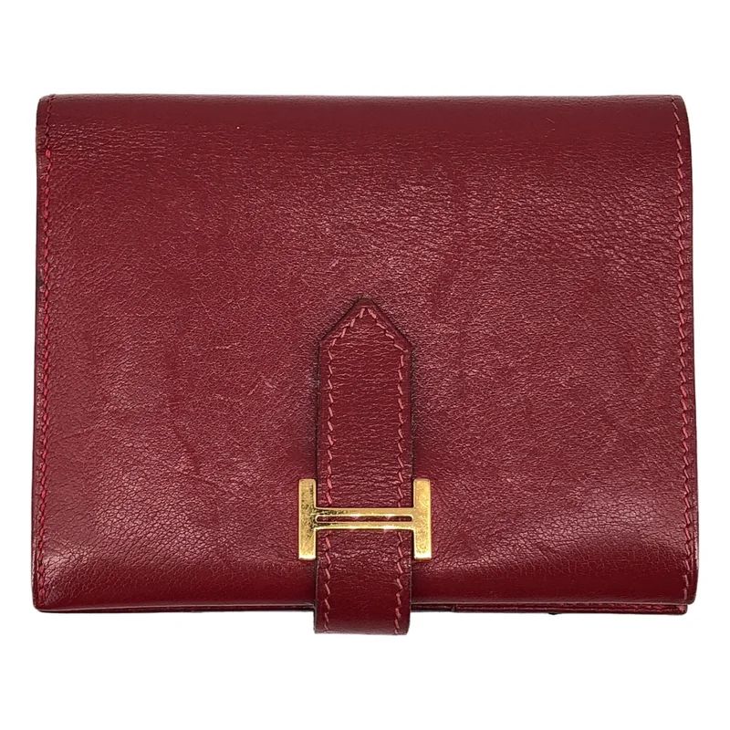HERMES / エルメス | べアン コンパクト ボックスカーフ 財布 |