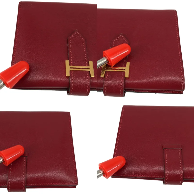 HERMES / エルメス | べアン コンパクト ボックスカーフ 財布 |