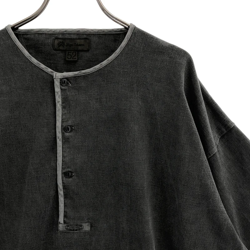 ​NIGEL CABOURN / ナイジェルケーボン | 7.8oz HENLEY T-SH PIGMENT 顔料染め ヘンリーネックTシャツ | 52 | メンズ