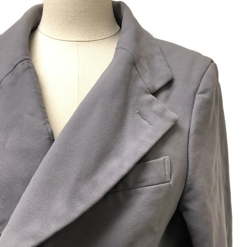 COMME des GARCONS / コムデギャルソン | 2023SS | ポリエステル 製品加工 変形 カットオフ オーバー ジャケット | XS | レディース