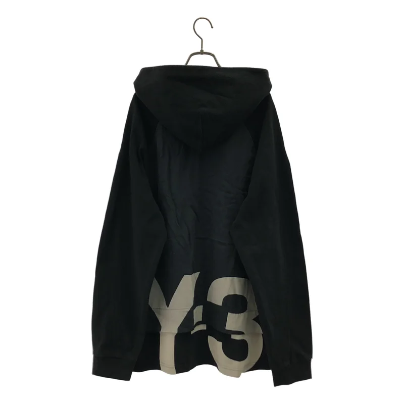 Y-3 / ワイスリー | 2021SS | M SD RWTRY GFXHOOD_LG / 異素材切り替え バックロゴ フーディー | M | メンズ