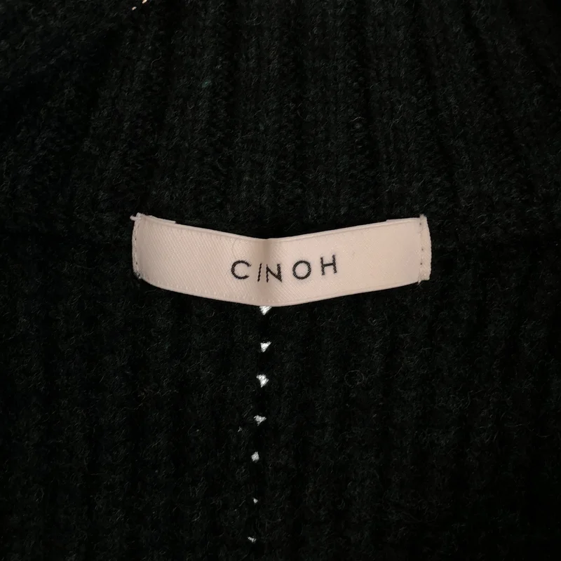 CINOH / チノ | WOOL OVERSIZE HALF ZIPPER KNIT ニット | 36 | レディース