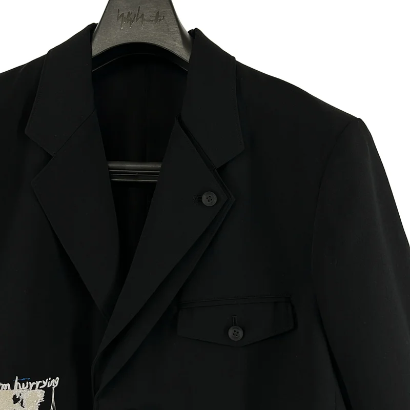 Yohji Yamamoto 変形ビッグカラー ウールニットジャケット 2 Yohji Yamamoto – KLD