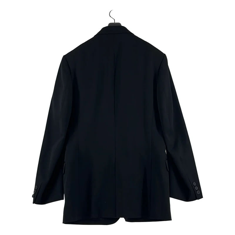 YOHJI YAMAMOTO POUR HOMME / ヨウジヤマモトプールオム | 2025AW | ウールギャバジン デッサン刺しゅう 3B テーラードジャケット | 2 | メンズ