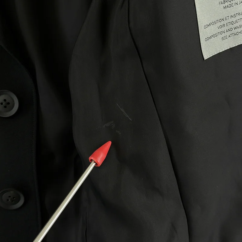 YOHJI YAMAMOTO POUR HOMME / ヨウジヤマモトプールオム | 2025AW | ウールギャバジン デッサン刺しゅう 3B テーラードジャケット | 2 | メンズ