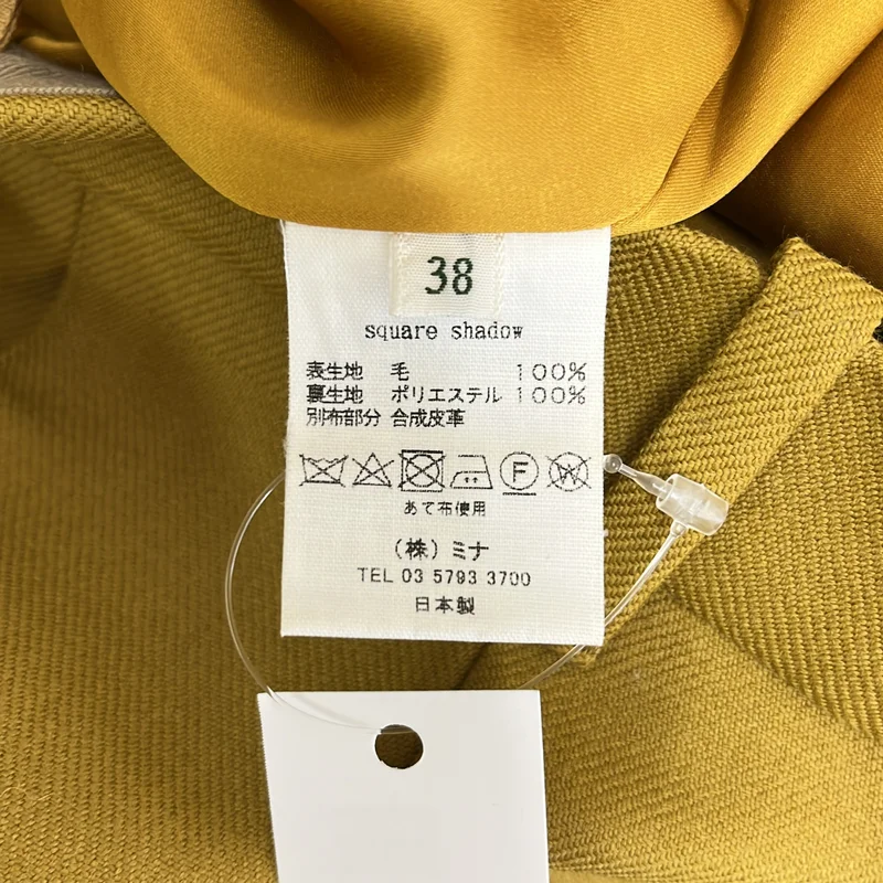 mina perhonen / ミナペルホネン | 2022AW | square shadow / タック ワイドスラックス パンツ / 裏地付き | 38 | レディース