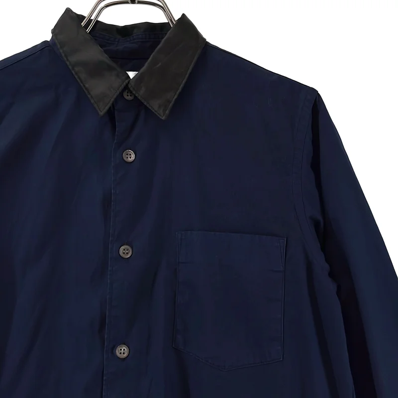 COMME des GARCONS SHIRT girl / コムデギャルソンシャツガール | 2013SS | コットン 切替カラー シャツ | S | レディース