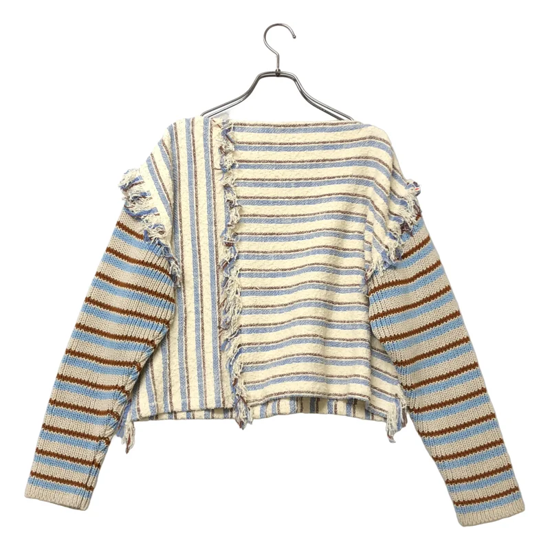3.1 Phillip Lim / スリーワンフィリップリム | コットン ニットスリーブ フリンジトップス | XS | レディース