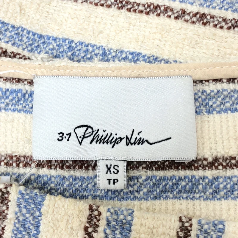 3.1 Phillip Lim / スリーワンフィリップリム | コットン ニットスリーブ フリンジトップス | XS | レディース